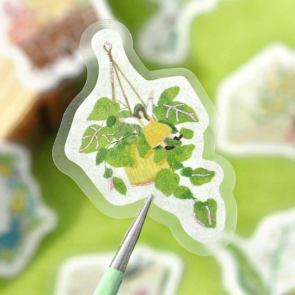 BGM Washi Flake Stickers Petit Story - Garden