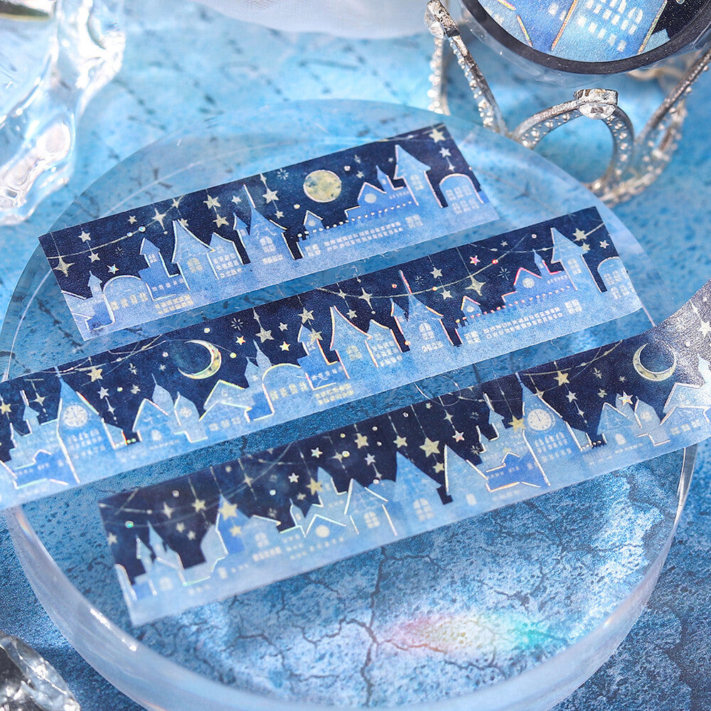 BGM Masking Tape Foil Stamped Life - Starry City