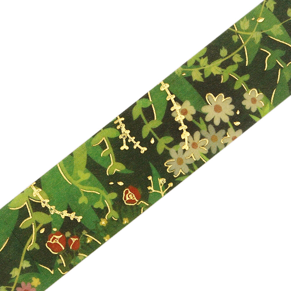 BGM Masking Tape Foil Stamped Life - Green Path