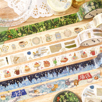 BGM Masking Tape Foil Stamped Life - Cafe Time view 5