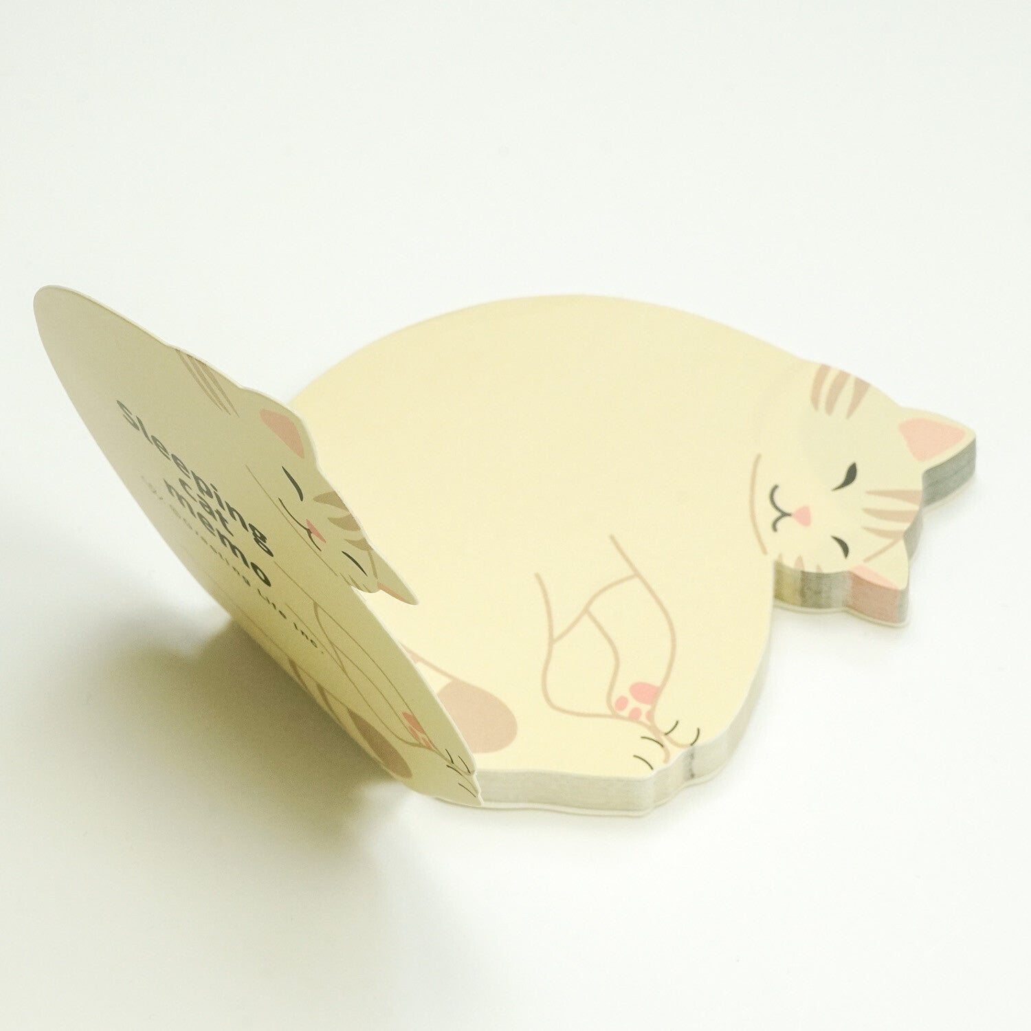 Greeting Life Animal Die-Cut Memo: Sleeping Cat