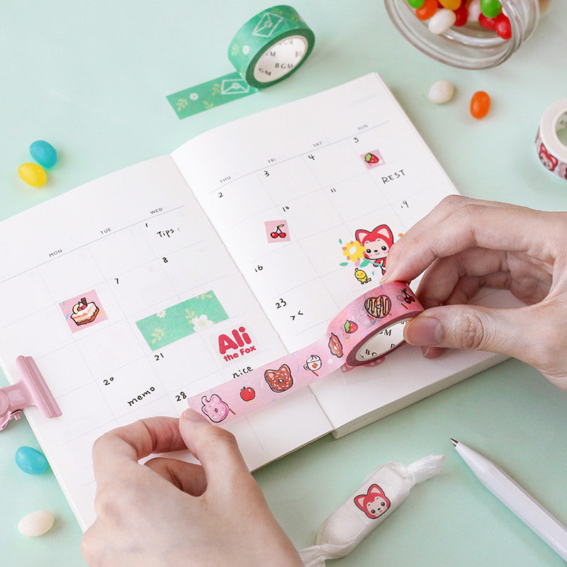 BGM Ali the Fox Washi Tape