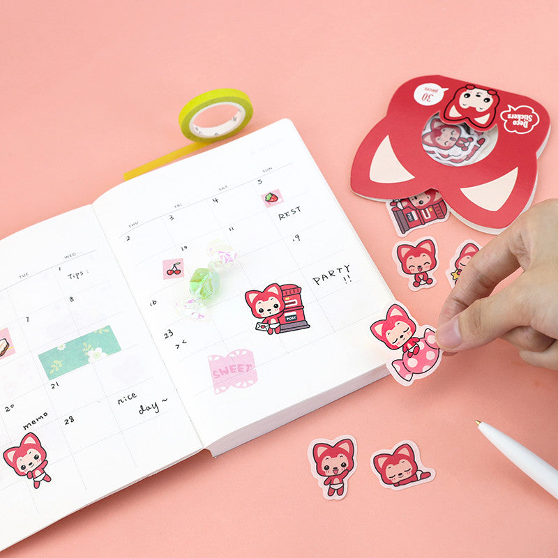 BGM Ali the Fox Deco Flake Sticker