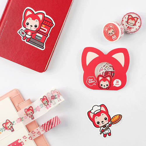 BGM Ali the Fox Deco Flake Sticker