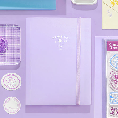 BGM Clear Stamp File Lilac