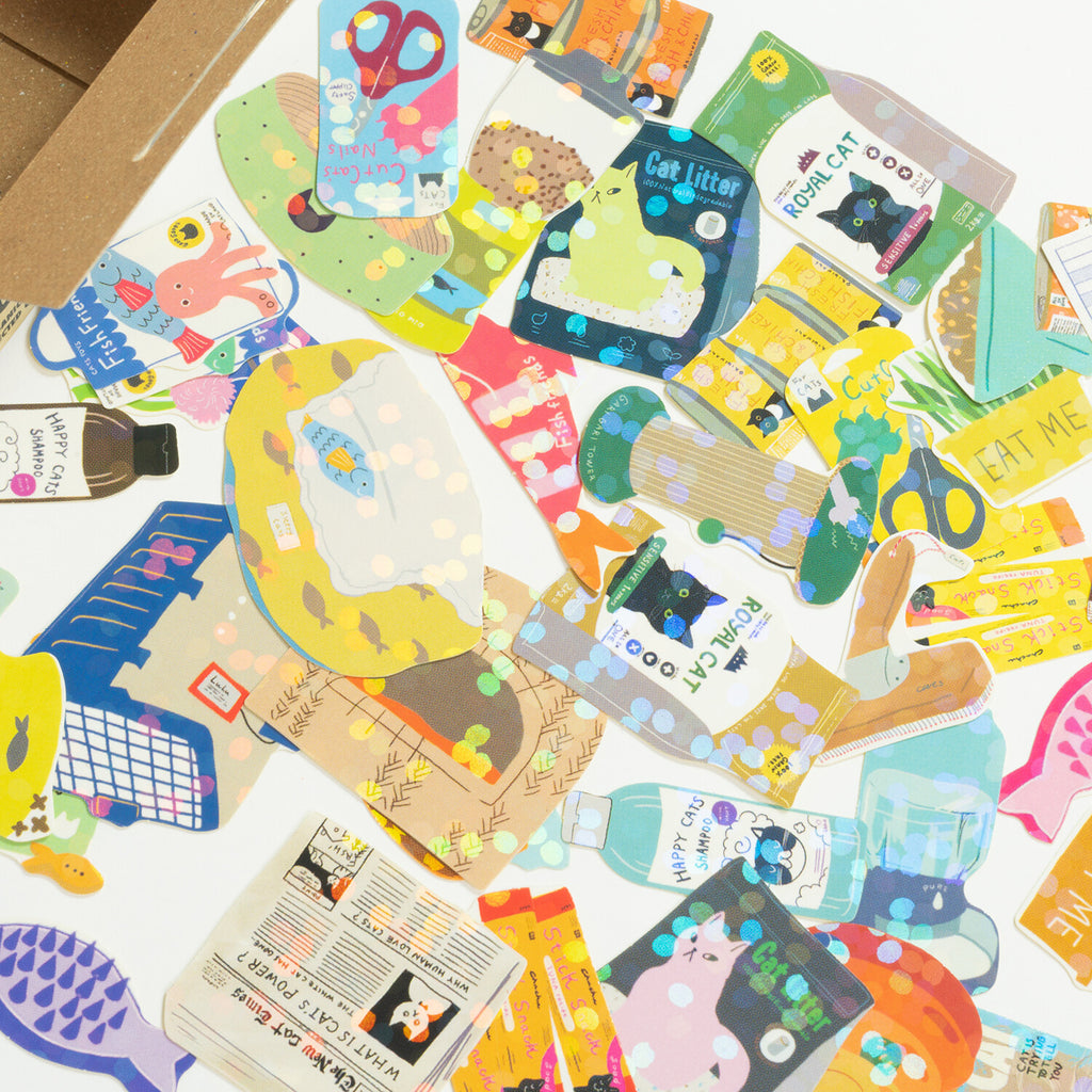 Greeting Life Haco Stickers Cat Supply