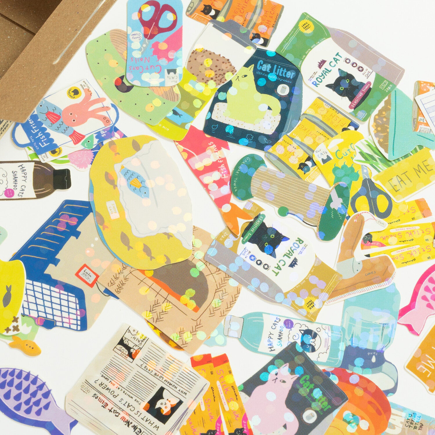 Greeting Life Haco Stickers Cat Supply