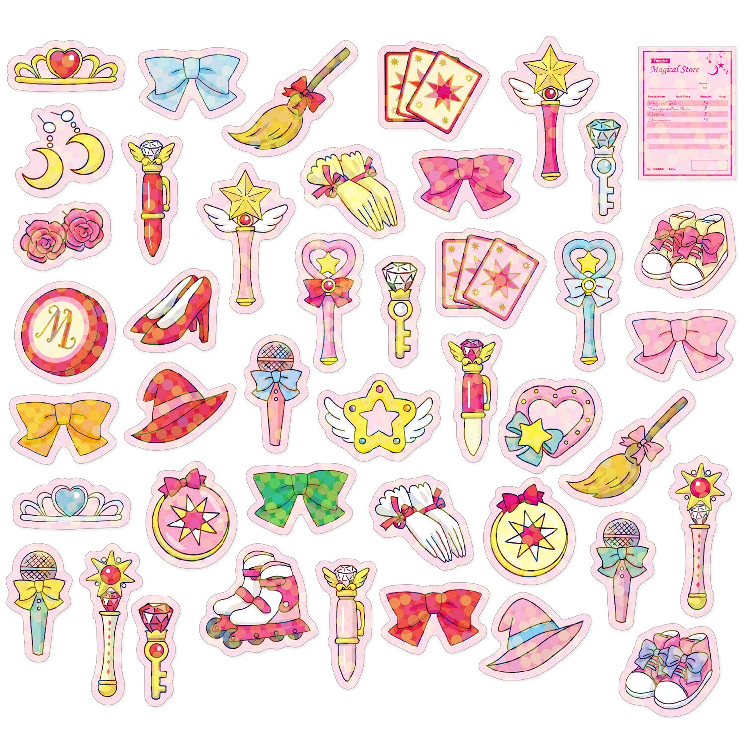 Greeting Life Haco Stickers Magical Girl