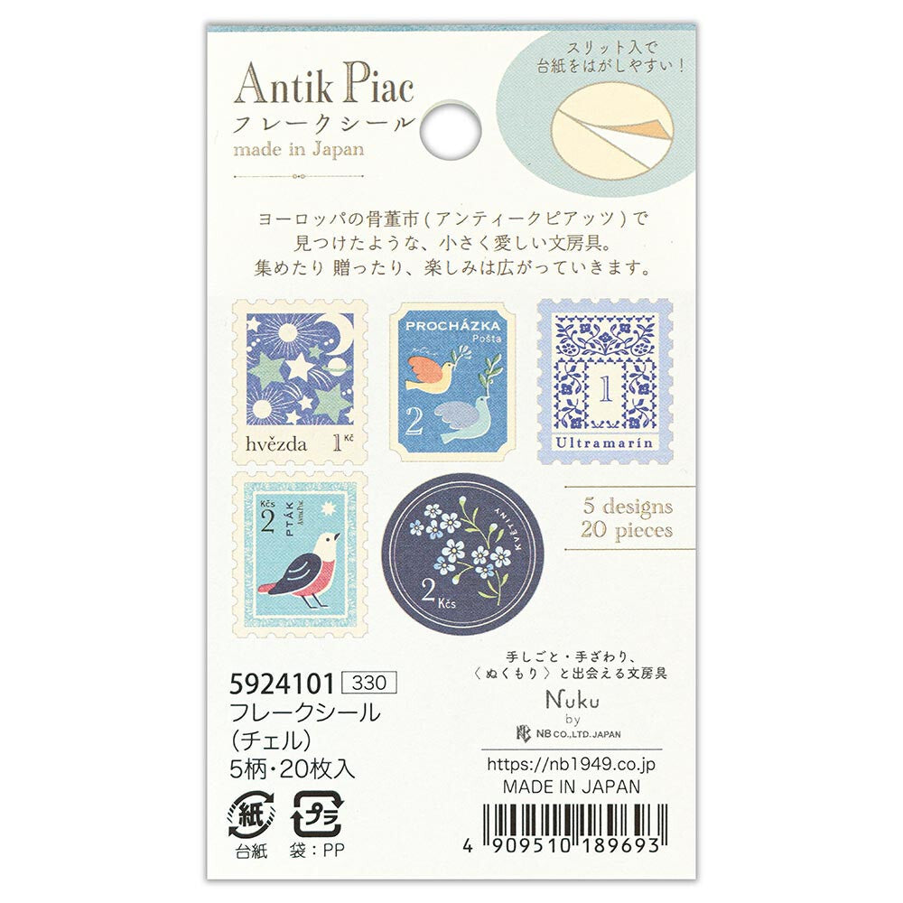 NB Co. Antique Stamp Stickers