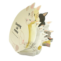Greeting Life Animal Die-Cut Memo: Sleeping Cat view 2