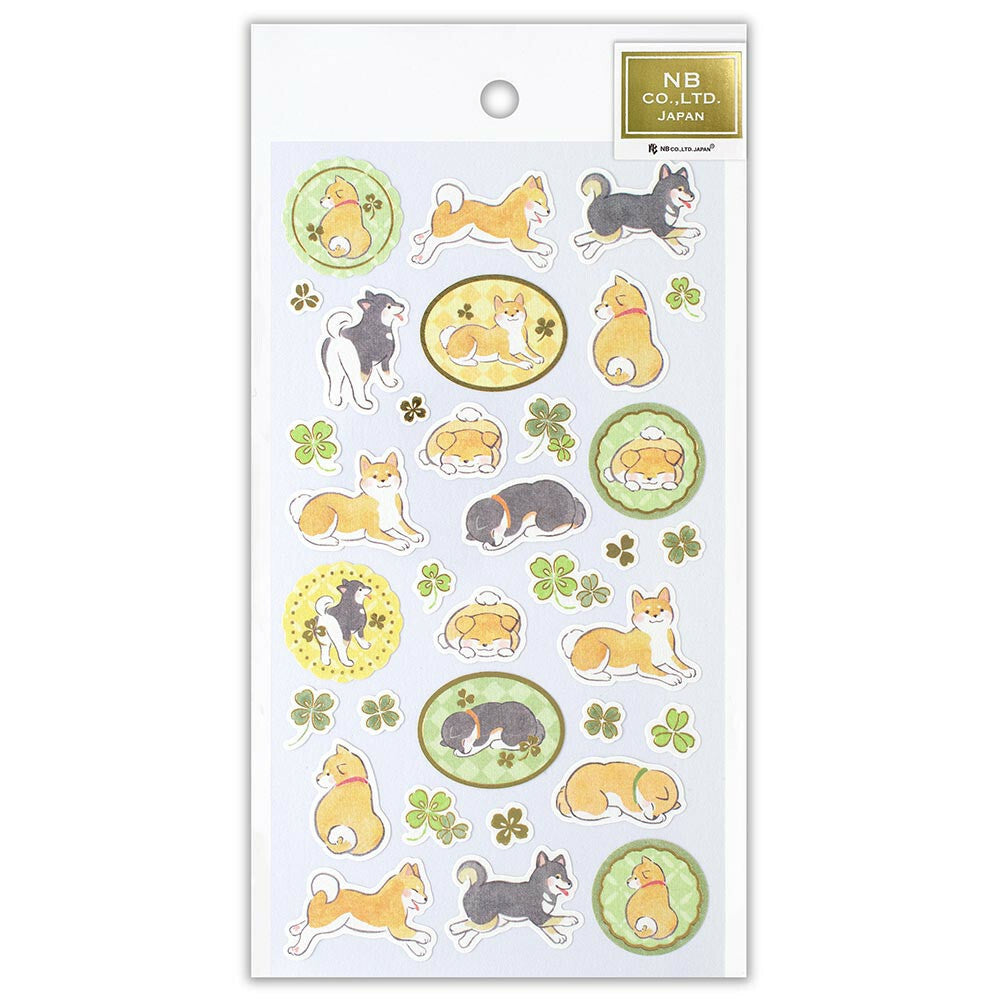 Decoration Shiba Dog Japanese-style Sticker/Large Made in Japan