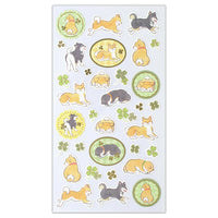 NB Co. Gold Foil Japanese Style Yufumi Shiba Inu Stickers view 2