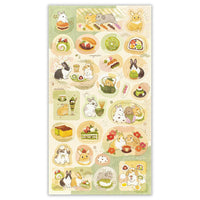NB Co. Gold Foil Japanese Style Bunny and Sweets Stickers view 2