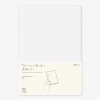 Midori MD Notebook Clear Cover - A5 view 1