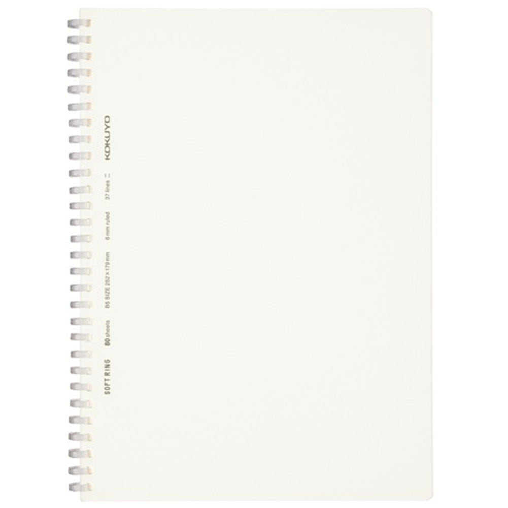 KOKUYO Notebook Soft Ring Note Clear