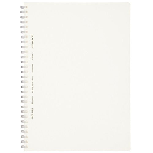 KOKUYO Soft Ring Notebook Clear - B5 (B Ruled, 80 Sheets)