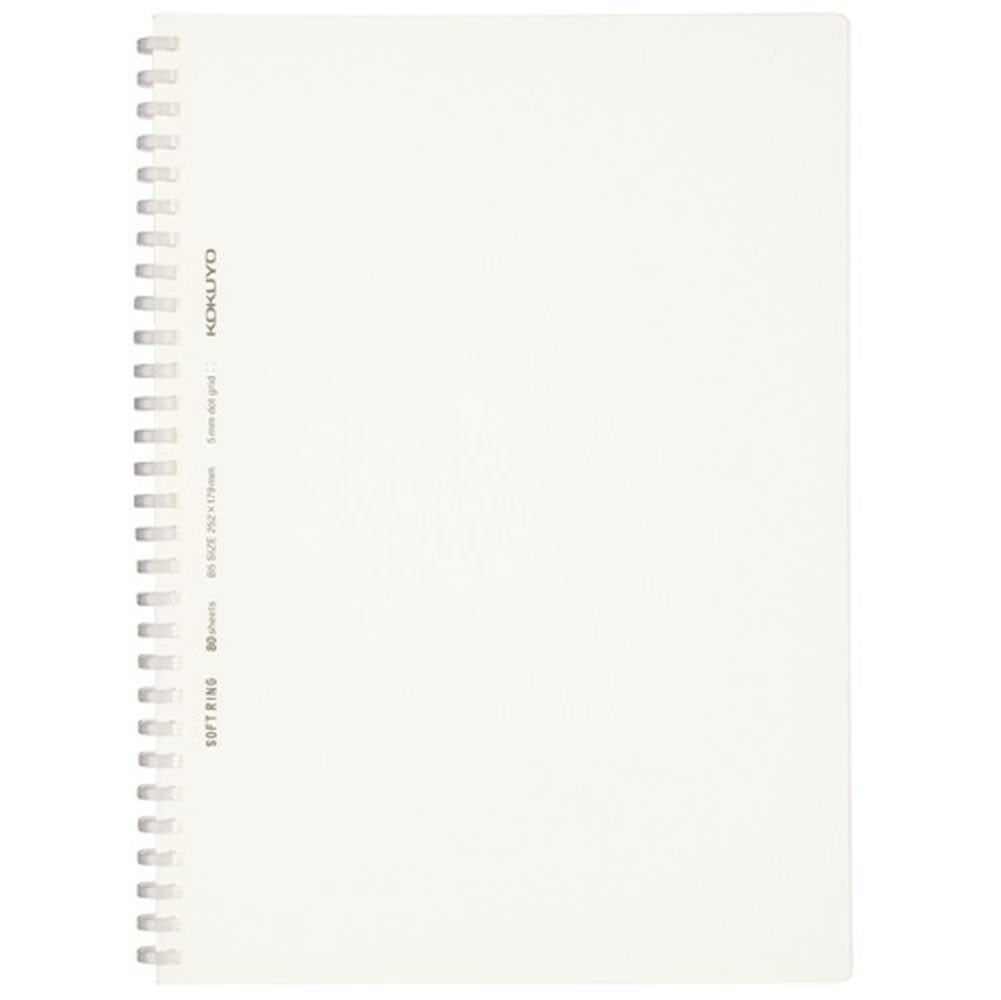 KOKUYO Notebook Soft Ring Note Clear