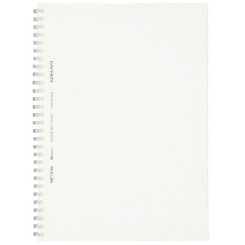 KOKUYO Soft Ring Notebook Clear - B5 (Grid Dot, 80 Sheets)