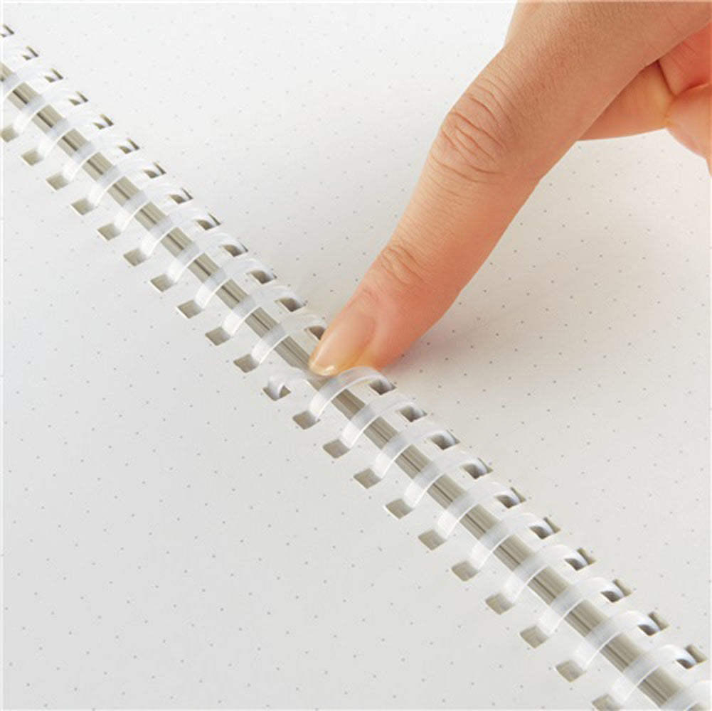 KOKUYO Soft Ring Notebook Clear - B5 (Grid Dot, 80 Sheets)