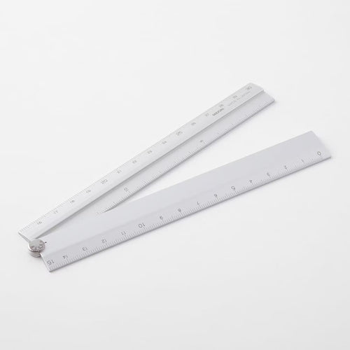 Midori Aluminium Multi‑Ruler - Silver