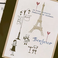 Donna & Bambina Rubber Stamp - Lady in a Beret view 5