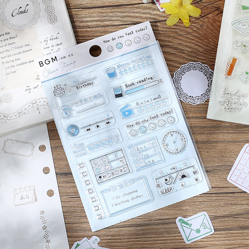 BGM Clear Stamp Records and Daily Life
