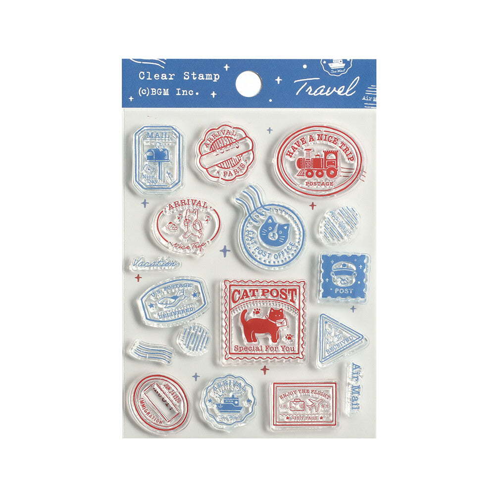 BGM Stamp Clear Stamp 8-types