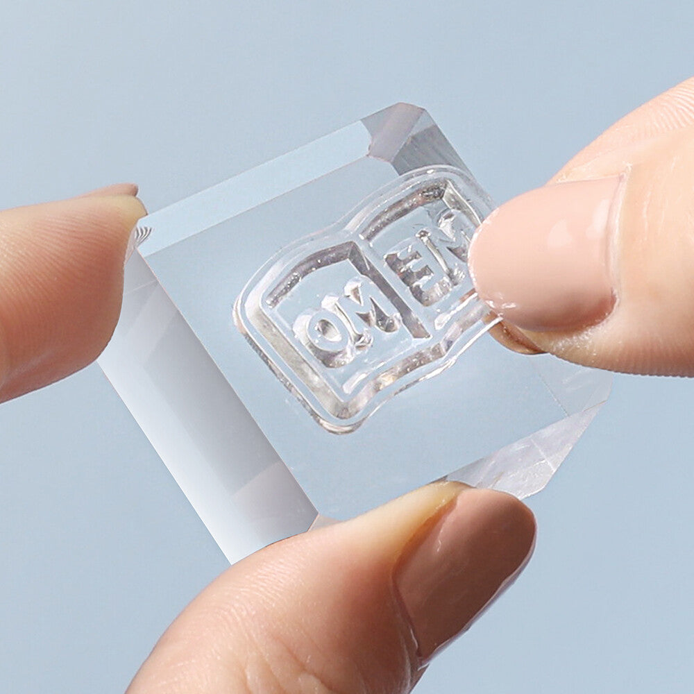 BGM Clear Stamp Acrylic Block Cube