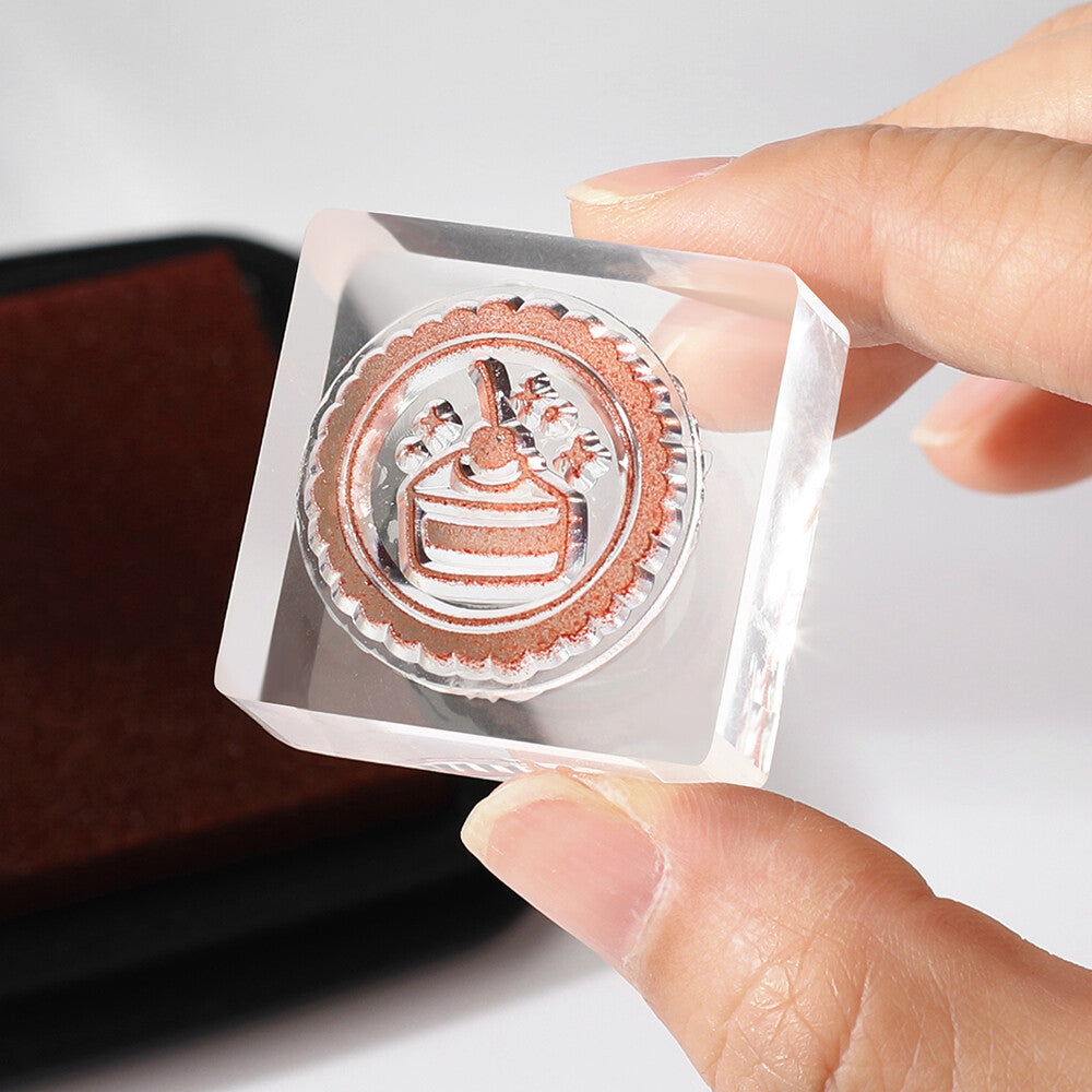 BGM Clear Stamp Acrylic Block Cube