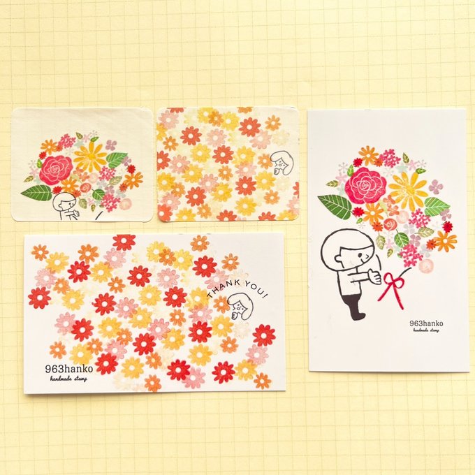 963hanko Sticky Notes Roll 40mm - Assorted Colors