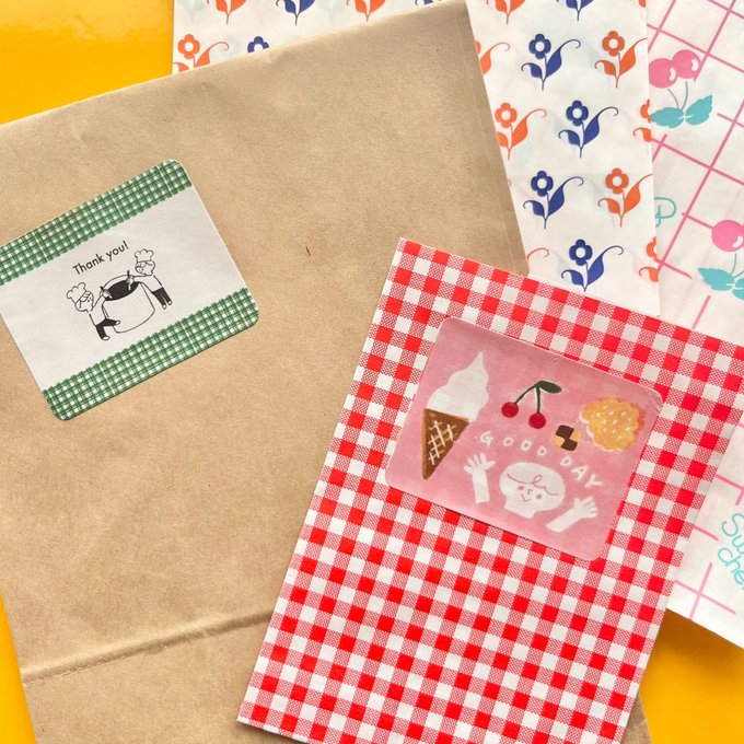 963hanko Sticky Notes Roll 40mm - Good Day