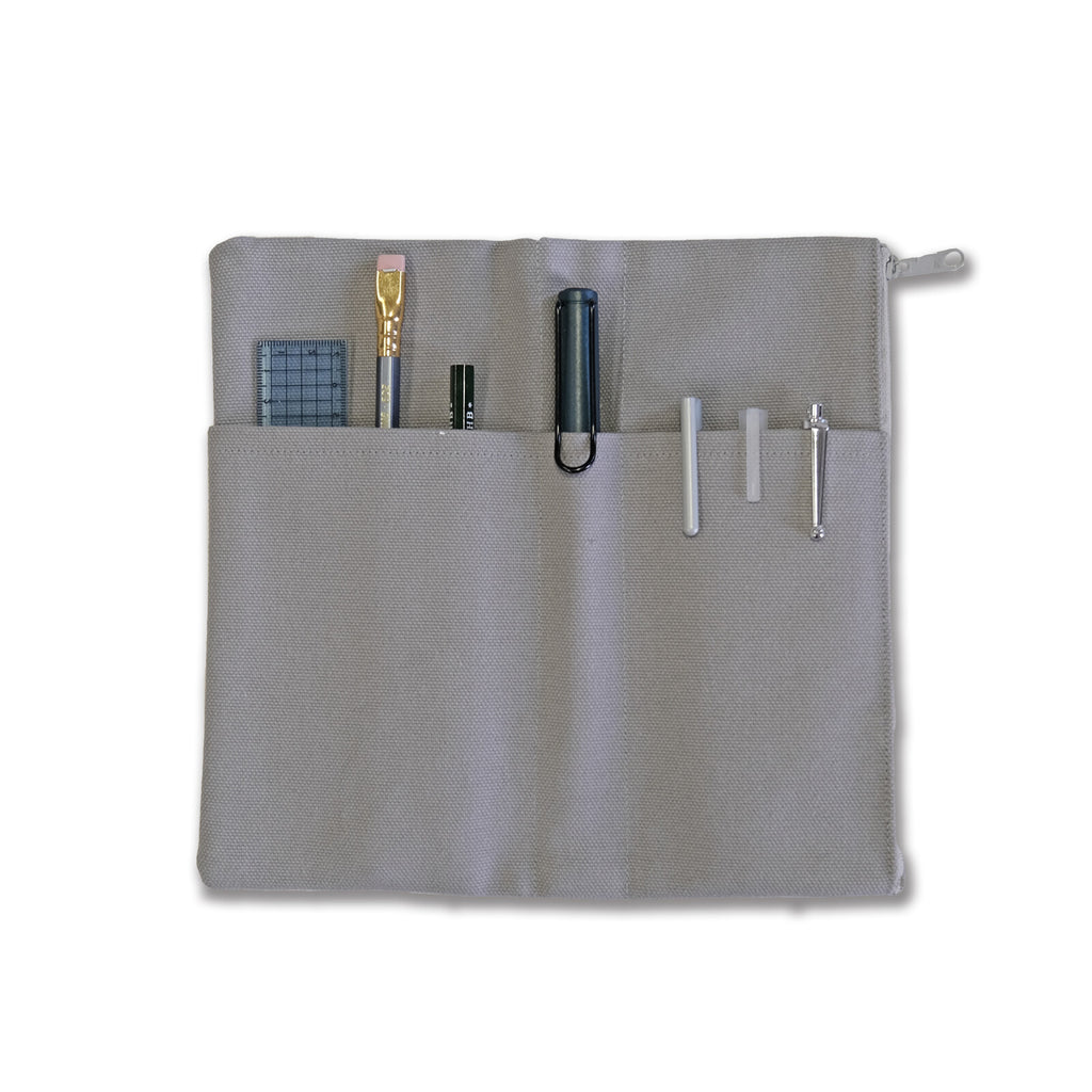 Yamamoto RO-BIKI NOTE Canvas Cover Cool Gray 16oz Organic Cotton