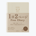 Midori Hibino Free Diary A6 - Ivory