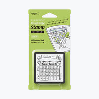 Midori Self‑Inking Stamp - Habit Tracker view 1