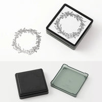 Midori Self‑Inking Stamp - Wreath view 2