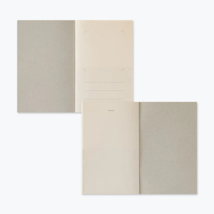 Midori Peelable Sticker Book Grey