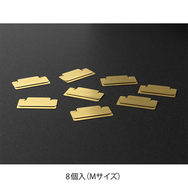 Midori Index Clips Medium Brass