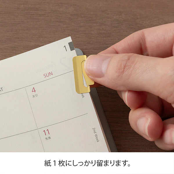 Midori Index Clips Medium Brass