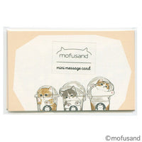 Mofusand Mini Message Card - Spacesuit view 2