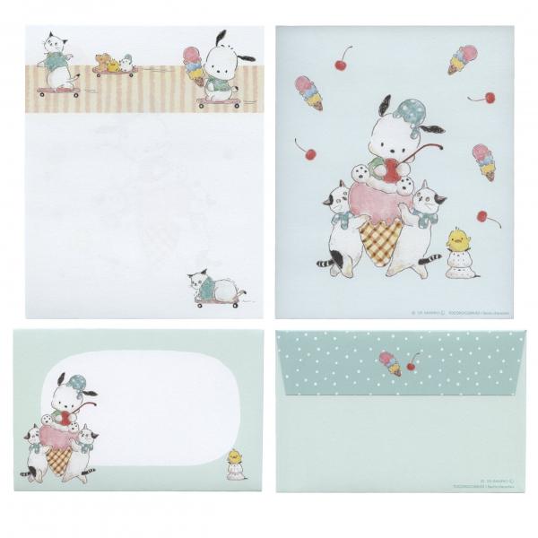 Sanrio Letter Set - Tokoro Komugi x Pochacco