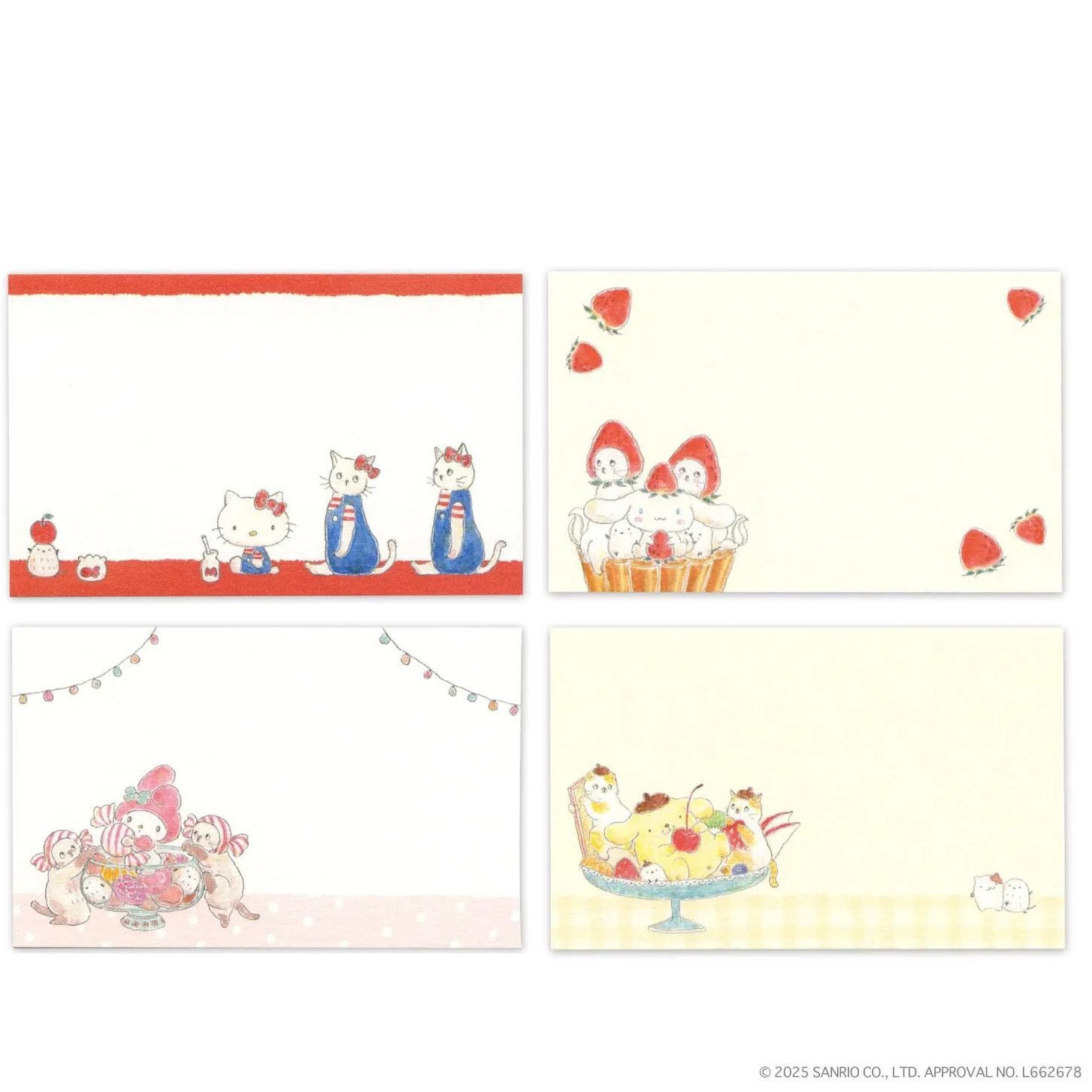 Sanrio Mini Message Card - Tokoro Komugi x My Melody