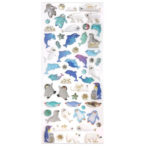 Summer Pattern Drop Seal - Dolphin