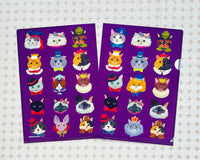 COMO A5 Clear File - Cat Face view 2