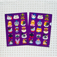 COMO A5 Clear File - Cat Face view 1