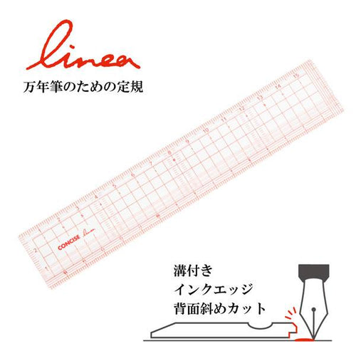Concise Linea Ruler for Fountain Pens