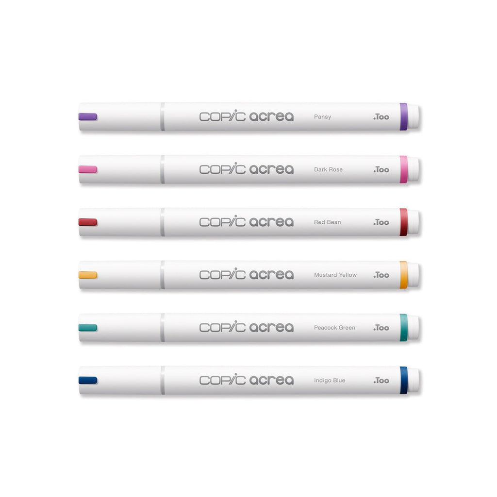 Copic Acrea 6 Color Set Deep