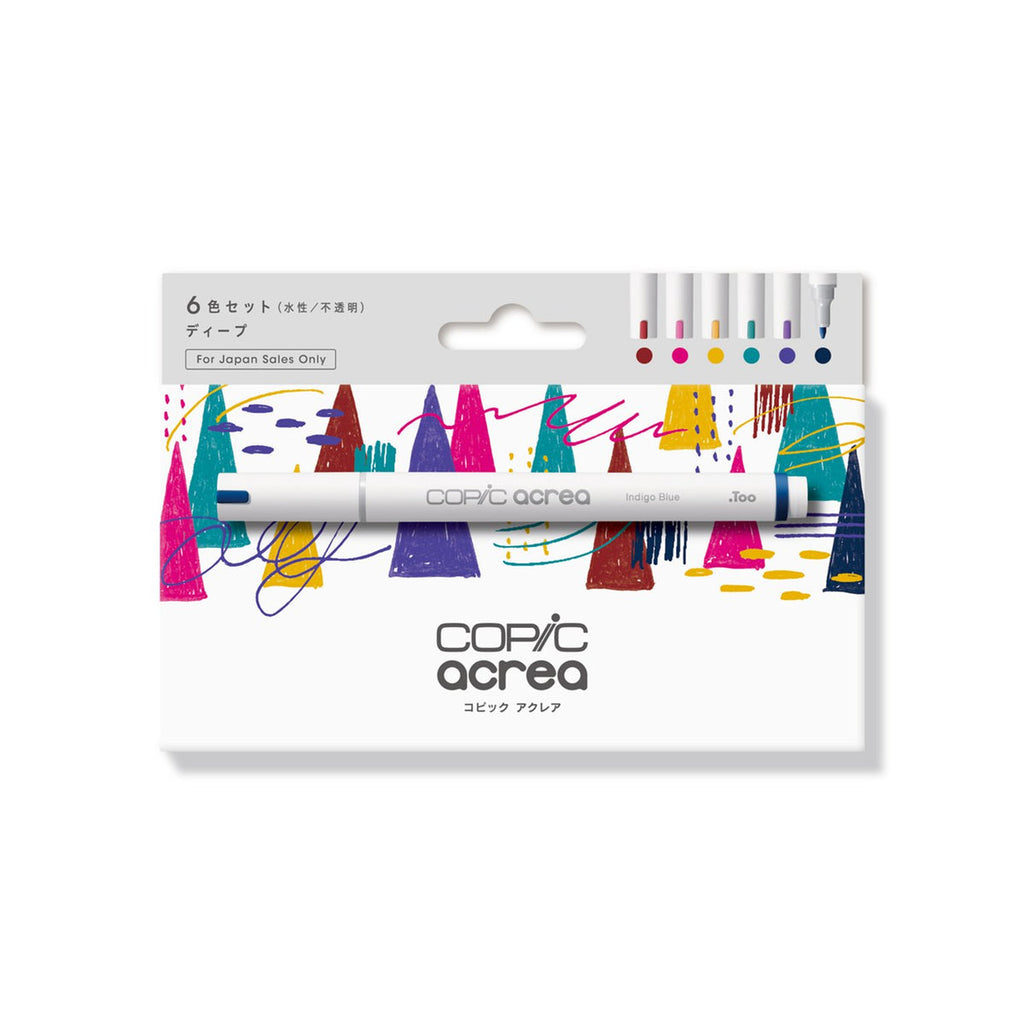 Copic Acrea 6 Color Set Deep