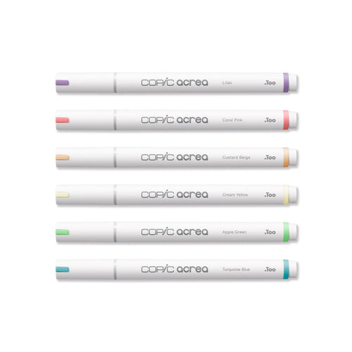Copic Acrea 6 Color Set Light