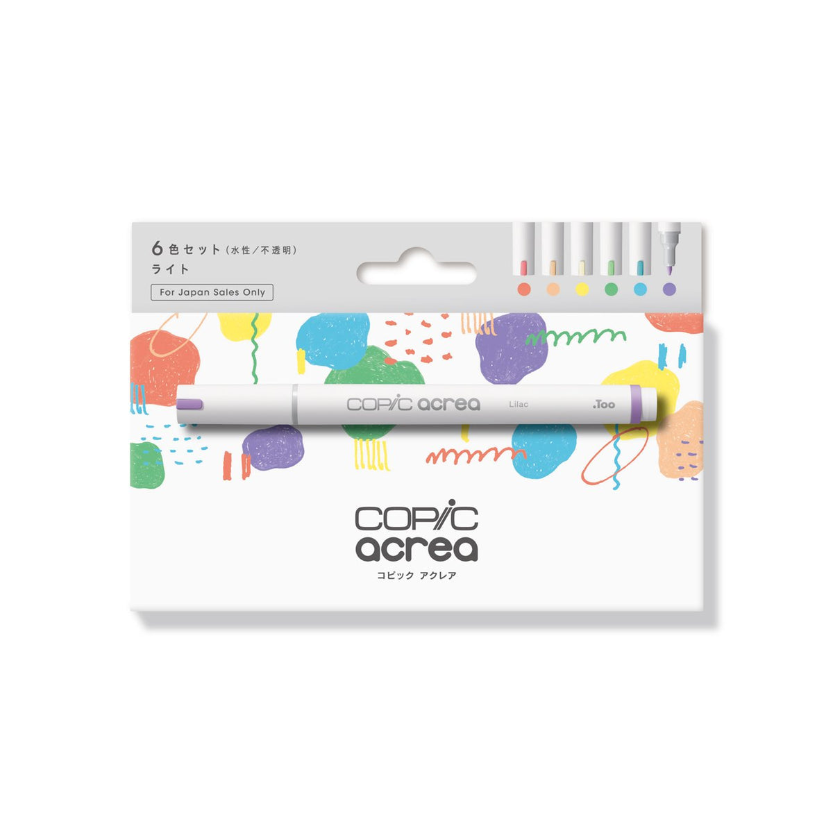 Copic Acrea 6 Color Set Light