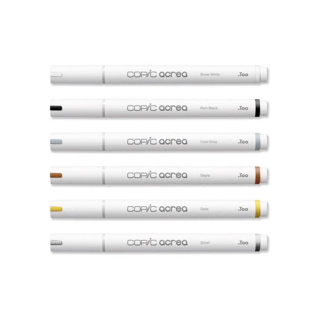 Copic Acrea 6 Color Set Neutral